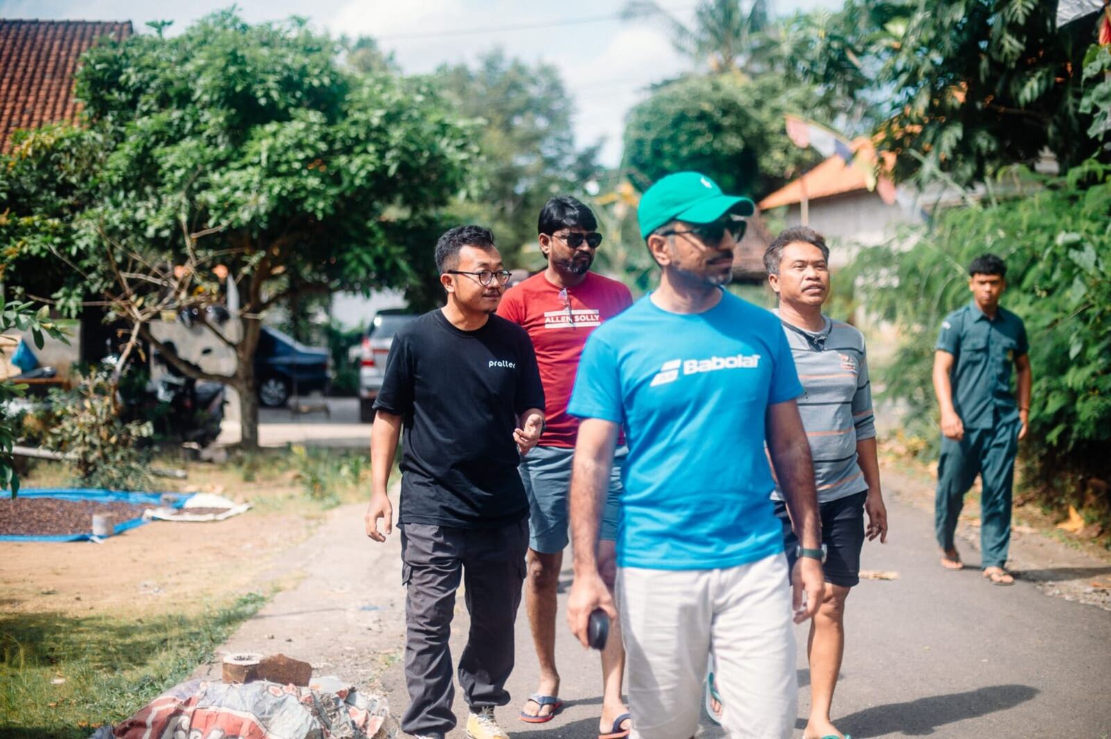 Team connecting directly with coffee origins